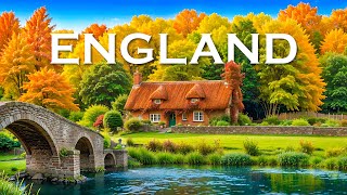 England 4K Amazing Autumn Film - Calming Piano Music - Natural Landscape