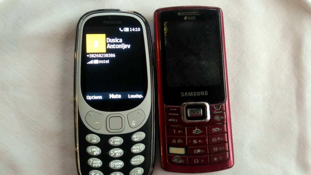 Samsung GT-C5212i Duos incoming call - YouTube