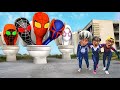 Scary Teacher 3D Transformation VS Team Skibidi Toilet Spider-Man | Marvel&#39;s Spider-Man 2