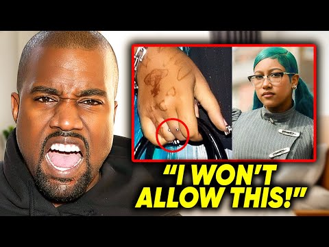 Kanye West FREAKS OUT AT Kim Kardashian Over North West Finger Piercing