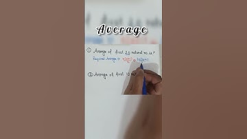 🤔Average of first 20 natural no. is??||Average easy way to solve#Shorts#Magical math tricks