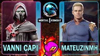 MK1 Vanni Capi (ERMAC) VS MateuzinMH (HOMELANDER)🥊Mortal Kombat 1🥊4K 60ᶠᵖˢ