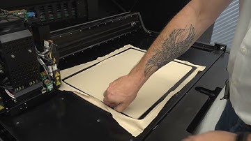 Stratasys Academy | J850 Prime FabriX 3D Printer: Placing Fabric on the Tray