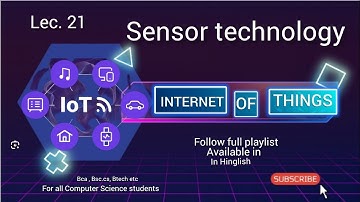 Sensor Technology in IoT | Types of Sensors in IoT Explained | IoT Sensors Working | Lec.21 | BCA
