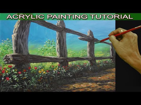 3 Ways to Blend Acrylic Paints Tutorial for beginners by JM