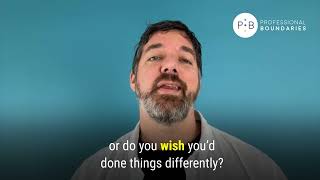 What happens when professional boundaries blur?