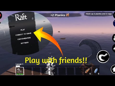 (Tutorial)Play Online multiplayer:Survival on Raft || Enjoy with your friends.