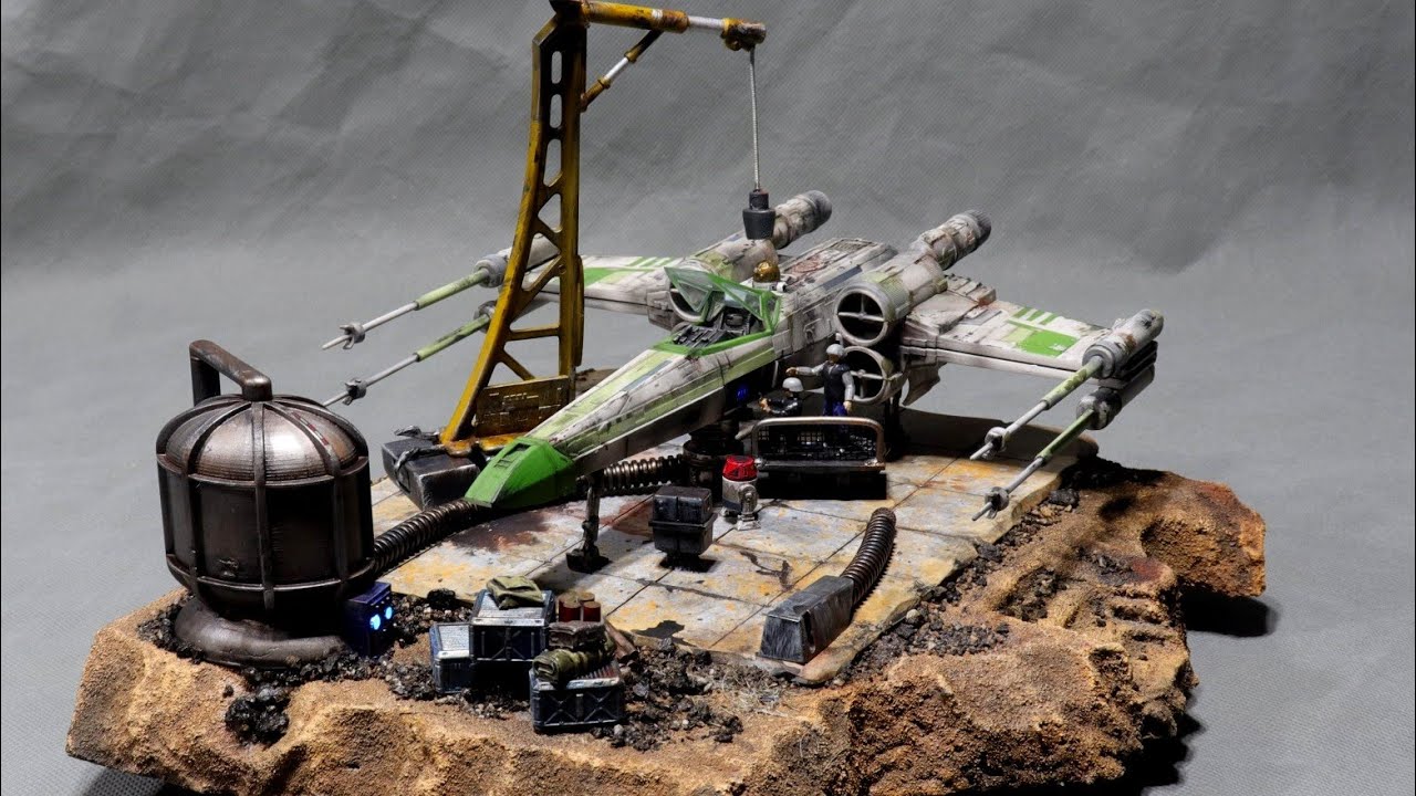 Star Wars X-Wing Diorama. - Youtube