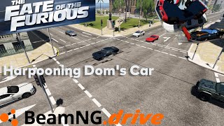 The Fate of the Furious (2017) - Harpooning Dom's Car Scene in Beamng screenshot 4