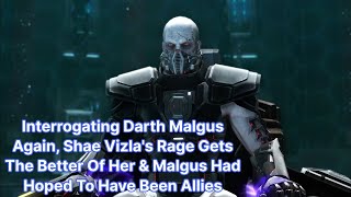 SWTOR Update 7.3: Old Wounds - Interrogating Darth Malgus Again & Letting Shae Vizla In On It