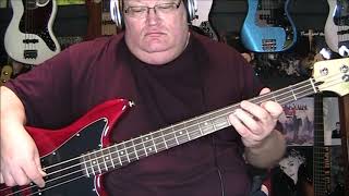 Benny Mardones Into The Night Bass Cover with Notes & Tab