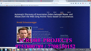 Automatic Discovery of Association Orders between Name and Aliases from the Web using Ancho