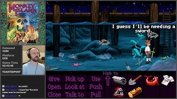 The Secret of Monkey Island (DOS) (Ultimate Talkie Edition) (Playthrough: Part 1/2)