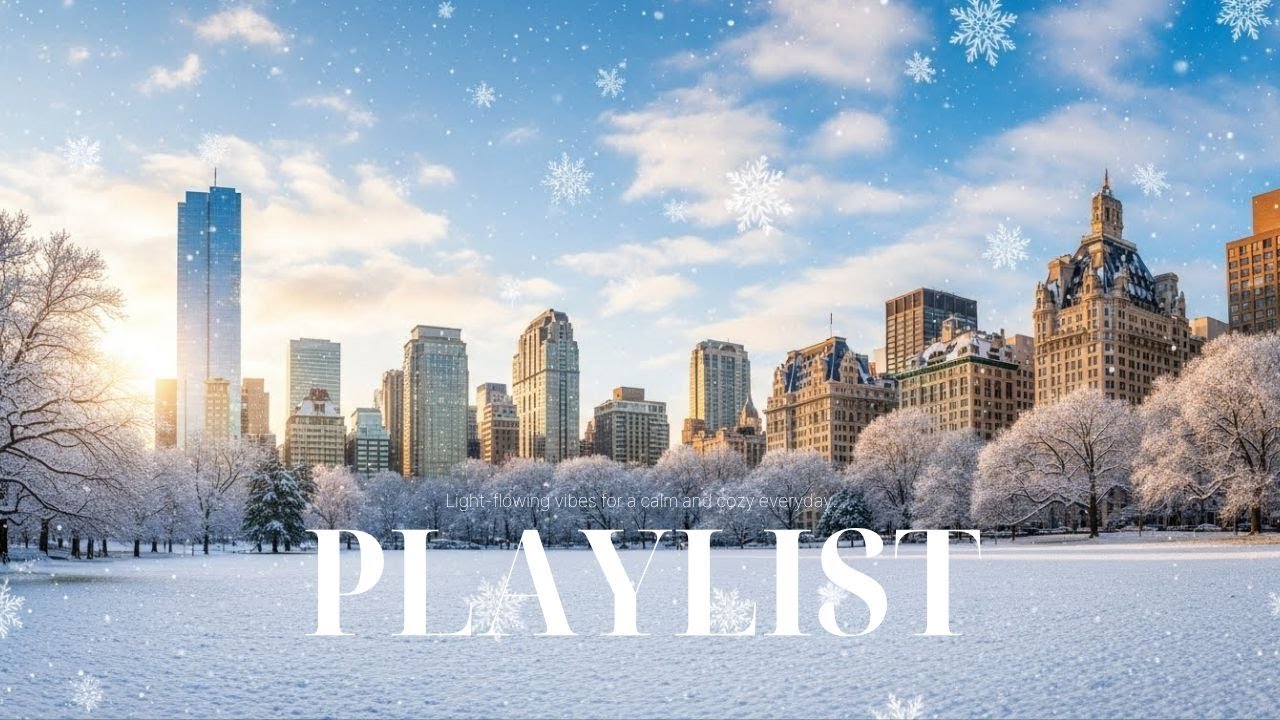 [Playlist] 겨울 도시, 기분 좋은 하루를 위한 팝 ❄️ | 출근길·카페·퇴근길 Chill R&B 🎧