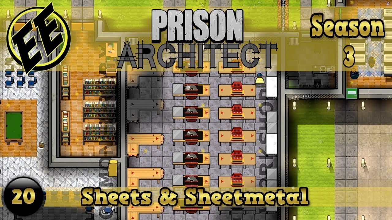 Prison Architect S3 #20 ~ Furnishings and Programs