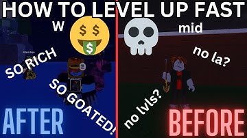 [YBA] HOW TO LEVEL UP FAST!
