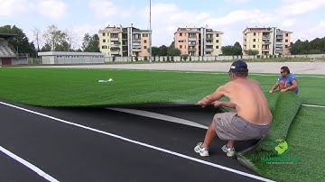 Quy trình thi công sân bóng đá Cỏ Nhân Tạo