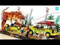 レゴ ジュラシック・ワールド Tレックスが大あばれ 76956／ LEGO Jurassic World T. rex Breakout Speed Build & Review