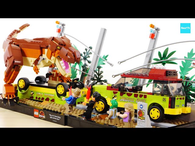 LEGO Jurassic World 76956 T. rex Breakout Speed Build & Review