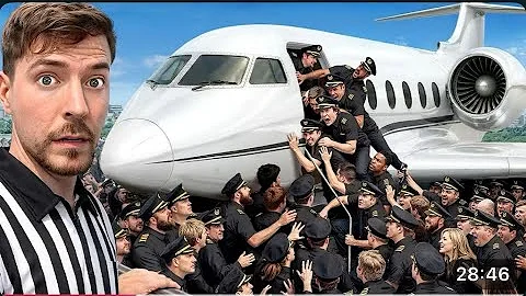 100 Pilots Fight For A Private Jet! | Mrbeast English | Mrbeast New Video | @MrBeast 
