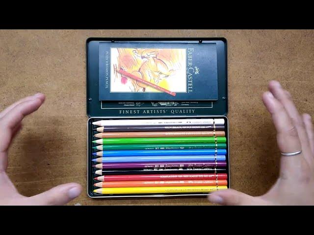 lapices de colores escolares vs profesionales ecolapices y polychromos  faber castell 