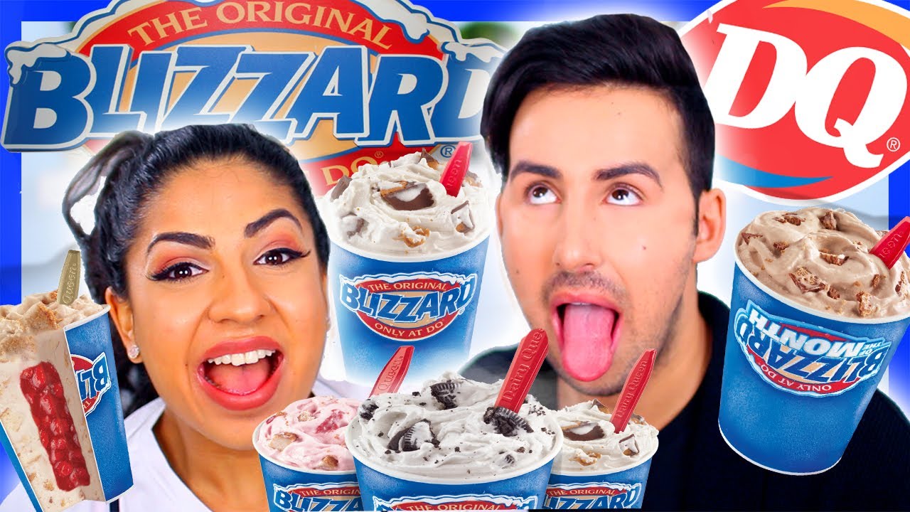 Dairy Queen BLIZZARD Taste Test! YouTube