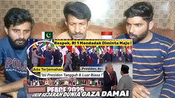 Kaget Presiden Prabowo Dicari Dipuji Trump Depan Presden Top Dunia,Smua | Pakistani Reaksi | D-R-RUE