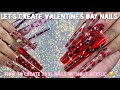 DIY VALENTINES DAY NAILS | EXTRA AF NAILS | NO ACRYLIC | Vanity Val