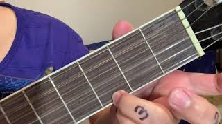 Guitar chords AA7AmEEmE7DD7DmGC
