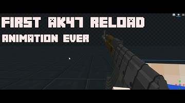 My First AK 47 Reload Animation in Block Bench