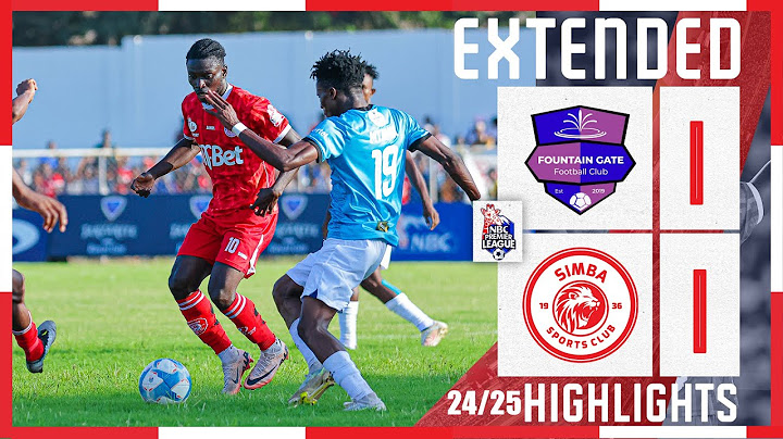 🅴🆇🆃🅴🅽🅳🅴🅳 🅷🅸🅶🅷🅻🅸🅶🅷🆃🆂 | FOUNTAIN GATE FC {1} VS SIMBA SC {1} | LIGI KUU YA NBC 2024/25