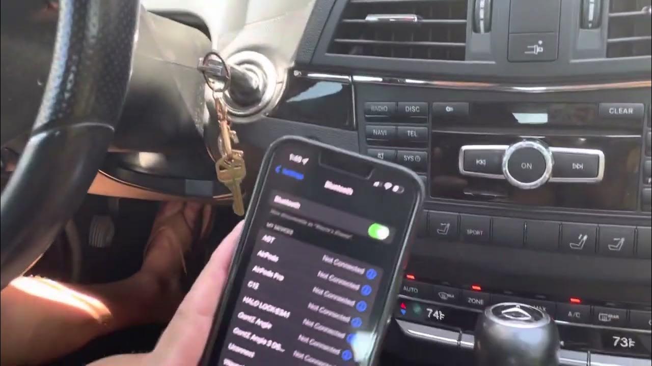 How to connect phone to Bluetooth in 2013 Mercedes Benz E550 - hands