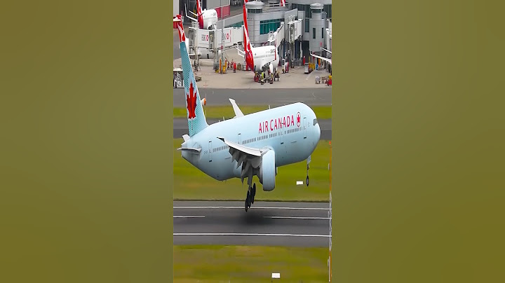 Wide Airplane Landing