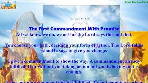 The First Commandment with Promise