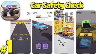 Car Safety Check Game Build a car, slingshot, smash!  Gameplay Walkthrough Android/IOS screenshot 2