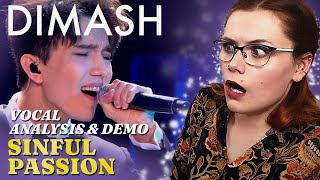 Vocal Coach Reacts to DIMASH - Sinful Passion (Sochi)| Technique Analyses \& Demonstration