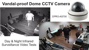 Vandal-proof Dome CCTV Camera Day & Night Surveillance Video