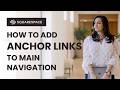 How to Add Anchor Links to Header Navigation Menu on Squarespace | Beginner Tutorial 2026