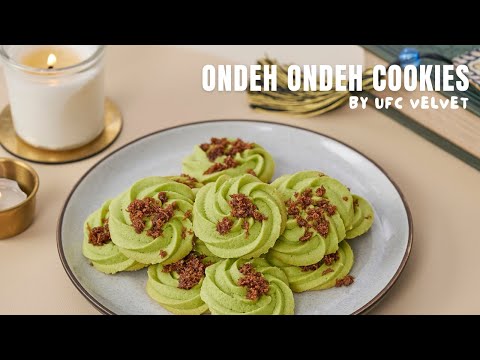 Ondeh ondeh cookie (Malaysian coconut & Pandan Cookie)  I  Velvet Cooking Recipe - video from UFC Refresh