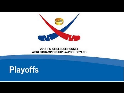 Ice sledge hockey - Playoffs Norway v Korea - 2013 IPC Ice Sledge Hockey World Championships A-Pool