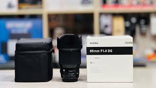 Sigma 85mm F1.4 unboxing || best for photography and videography latest dslr camera video in 2024