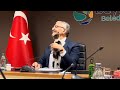 Sweetness of the day a kitten climbed on the mayor of the turkish city of beykoz