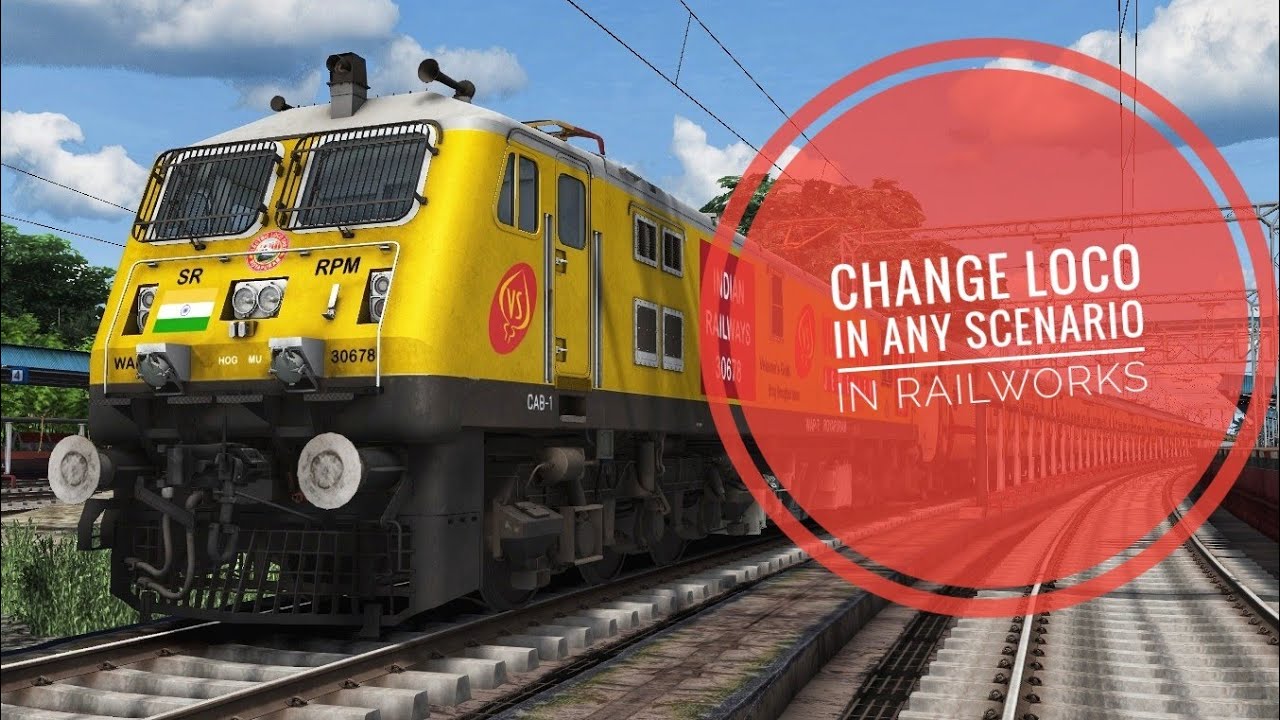 Easy way of Changing Loco in any Scenario in Railworks || Indian Train Simulator