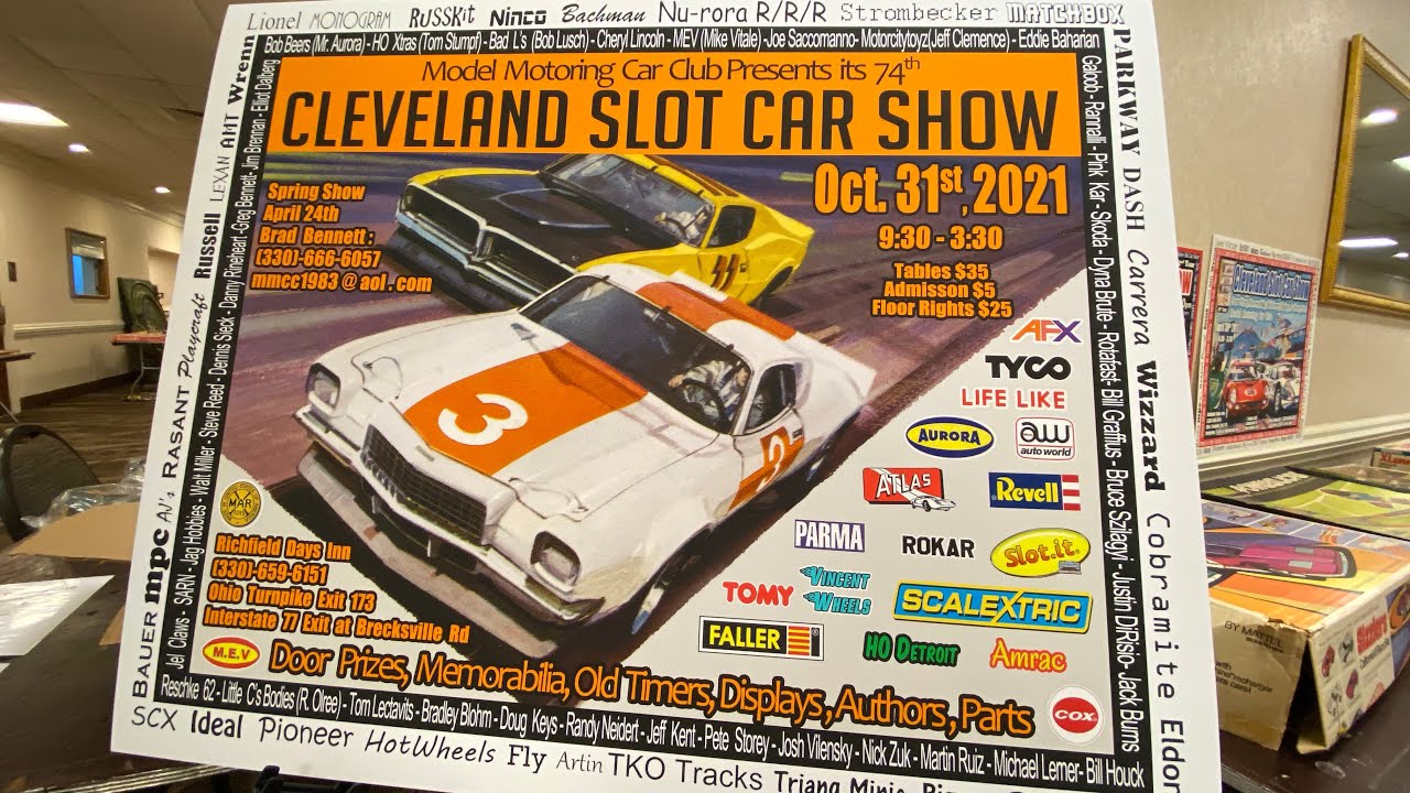 Cleveland Slot Car Show Quick Live!!!