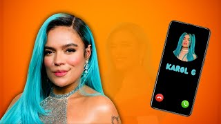 Llamada a Karol G🧡 | La Cantante Colombiana del Momento🎤🥰 #karolg #karol #karolgyanuel