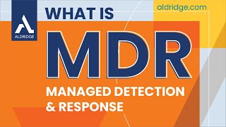 (Cybersecurity Shorts) What is Managed Detection & Response (MDR)