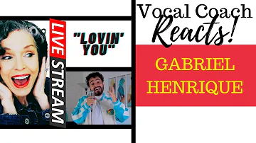 LIVE REACTION Gabriel Henrique "Lovin' You" Minnie Riperton Cover! Vocal Coach Reacts & Deconstructs