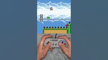 Just another CRAZY SHELL JUMP LEVEL #shorts #kaizo #mario