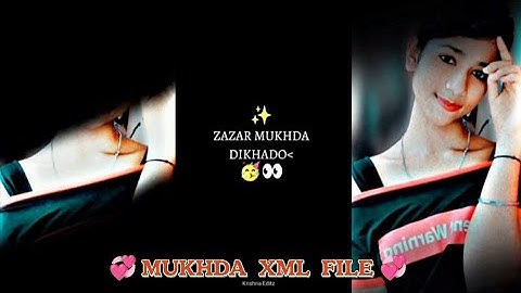 Jara Mukhda Dikha Do☺️New Xml File🥰 Inshort Edit App || Instagram Trending Viral Video || New Trend