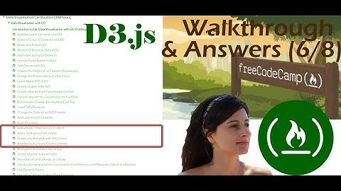 [6/8] D3.JS -- Create and style a Scatterplot | FreeCodeCamp Challenges